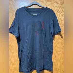 RARE X Teen Idol John Stamos V-Neck Tee Shirt 1 of 1000 made